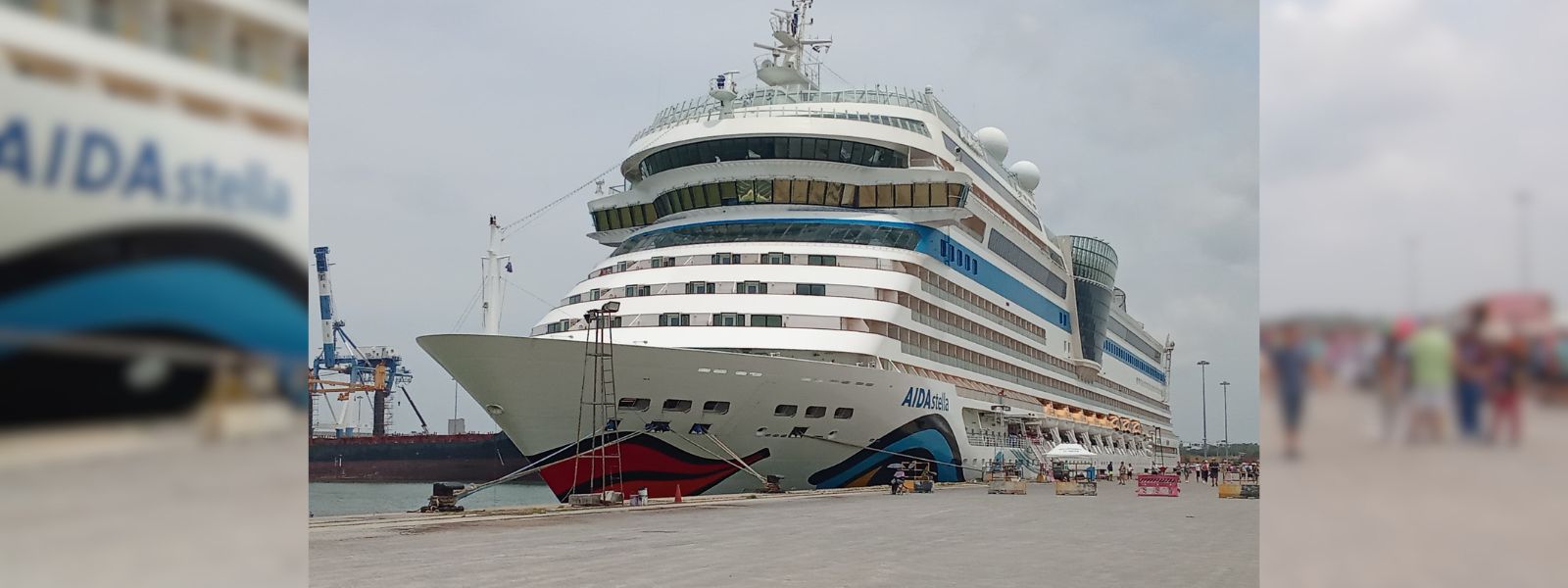 Luxury Liner AIDAstella makes maiden call